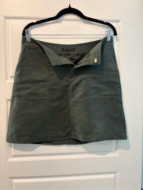 Banana Republic Dark Olive Green Mini Skirt